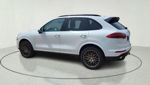 White 2017 Porsche Cayenne Platinum Edition