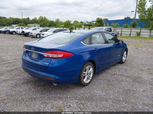 Lightning Blue 2018 Ford Fusion Hybrid S