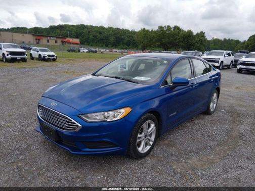 Lightning Blue 2018 Ford Fusion Hybrid S