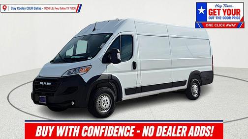 Bright White Clearcoat 2026 RAM ProMaster 3500 High Roof