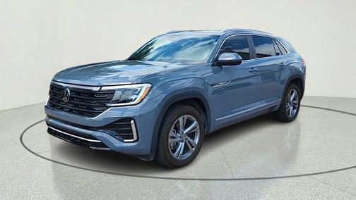 Pure Gray 2024 Volkswagen Atlas Cross Sport 2.0T SEL R-Line