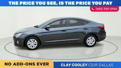 Portofino Gray 2020 Hyundai ELANTRA SE