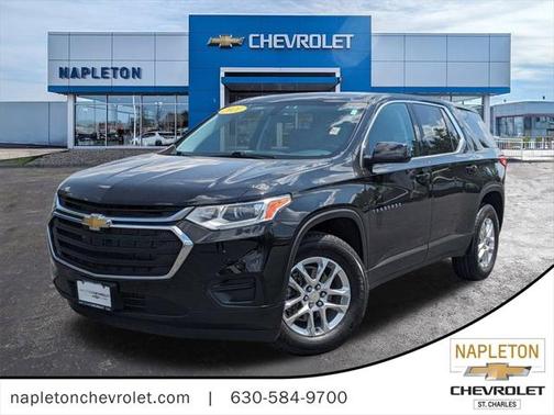 Mosaic Black Metallic 2021 Chevrolet Traverse LS