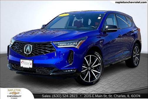 Apex Blue Pearl 2025 Acura RDX A-Spec Advance Package