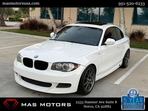 Alpine White 2010 BMW 135 135i Coupe 2D