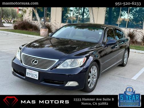 Blue 2007 Lexus LS 460 Base