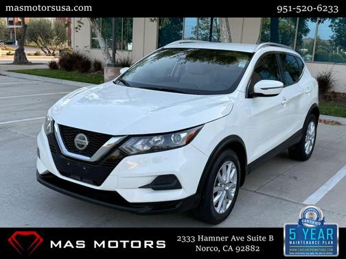 Pearl White Tricoat 2020 Nissan Rogue Sport SV