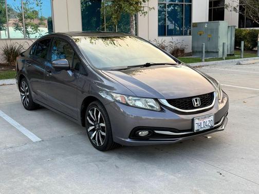 Gray 2014 Honda Civic EX-L