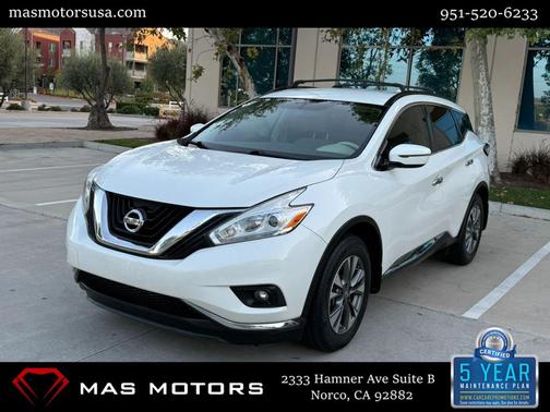 Pearl White 2016 Nissan Murano SV