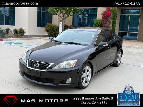 Black 2009 Lexus IS 250 Base