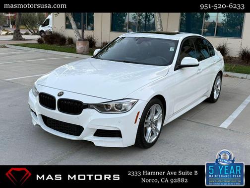White 2013 BMW 335 335i Sedan 4D