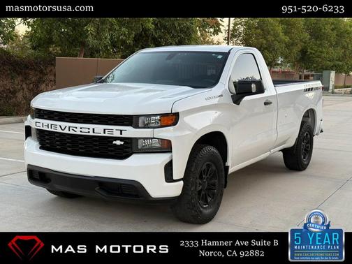 Summit White 2020 Chevrolet Silverado 1500 WT