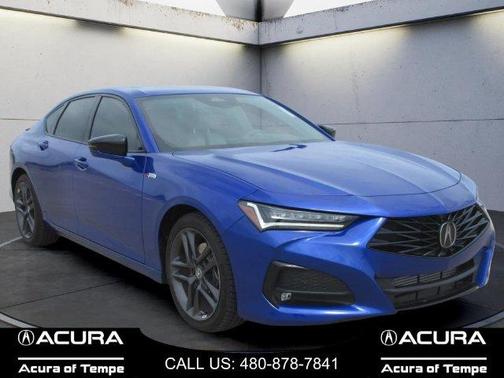 Apex Blue Pearl 2024 Acura TLX A-Spec