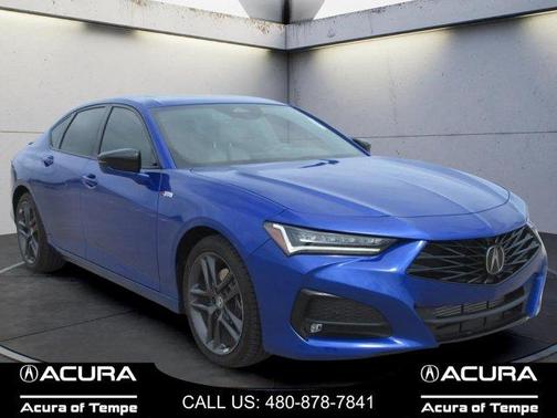 Apex Blue Pearl 2024 Acura TLX A-Spec