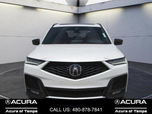 Platinum White Pearl 2026 Acura MDX A-Spec Advance Package