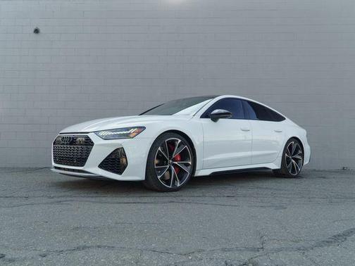 Glacier White 2023 Audi RS 7 4.0T