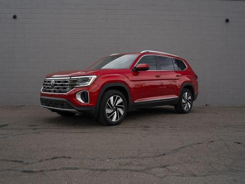 Aurora Red Metallic 2024 Volkswagen Atlas 2.0T SEL