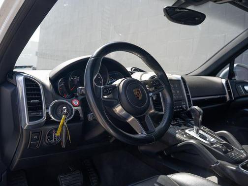 White 2017 Porsche Cayenne Platinum Edition