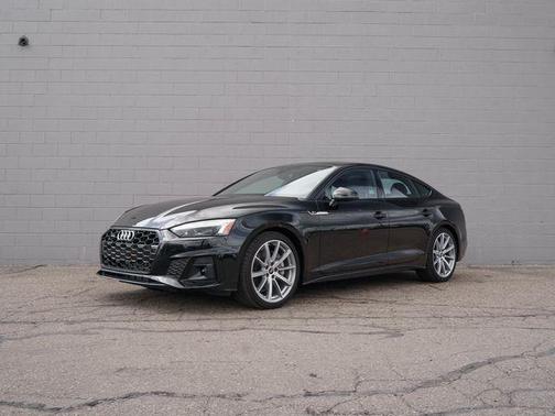 Mythos Black Metallic 2025 Audi A5 Sportback 45 S Line Premium