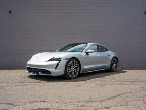 Dolomite Silver Metallic 2020 Porsche Taycan Turbo