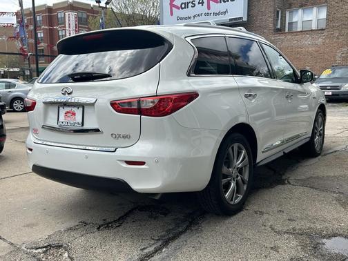 Moonlight White 2014 INFINITI QX60 Hybrid Base
