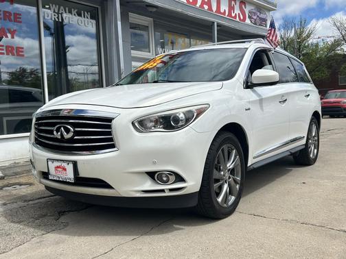 Moonlight White 2014 INFINITI QX60 Hybrid Base