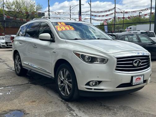 Moonlight White 2014 INFINITI QX60 Hybrid Base