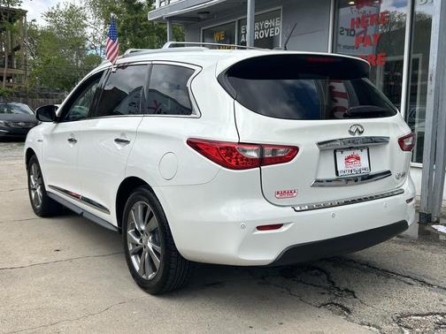 Moonlight White 2014 INFINITI QX60 Hybrid Base