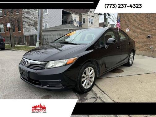 Crystal Black Pearl 2012 Honda Civic EX