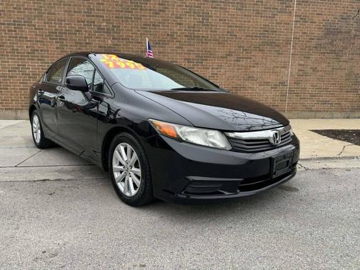 Crystal Black Pearl 2012 Honda Civic EX