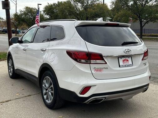 Monaco White 2017 Hyundai SANTA FE Limited