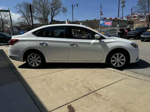White 2017 Nissan Sentra SV
