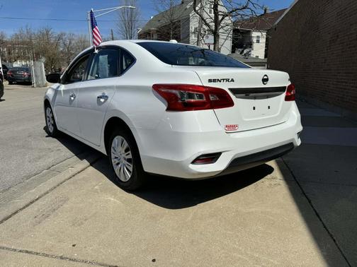White 2017 Nissan Sentra SV