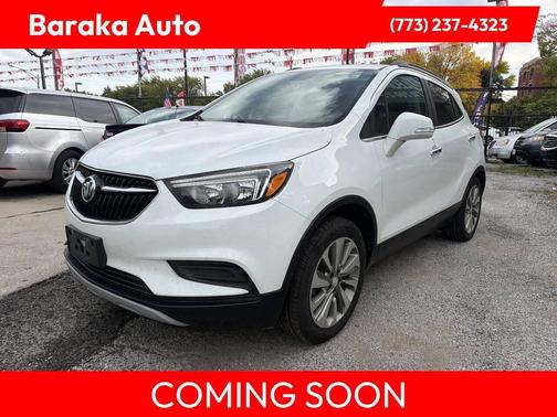 Summit White 2018 Buick Encore Preferred