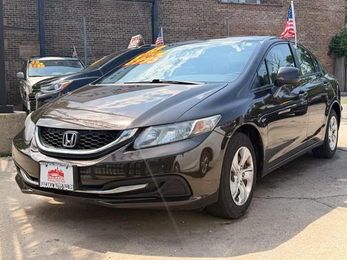 Brown 2013 Honda Civic LX