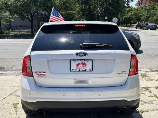 White Platinum Metallic Tri-Coat 2013 Ford Edge SEL