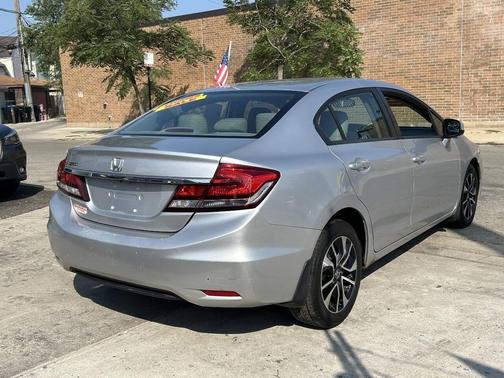 Alabaster Silver Metallic 2013 Honda Civic EX-L