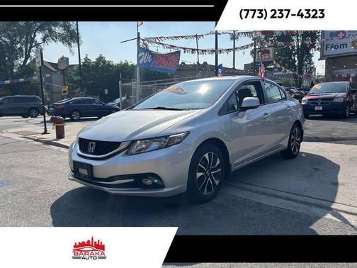 Alabaster Silver Metallic 2013 Honda Civic EX-L