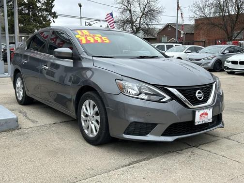 Gun Metallic 2018 Nissan Sentra SV