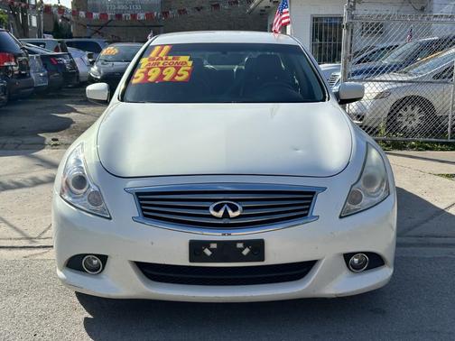 Moonlight White 2011 INFINITI G37x Base