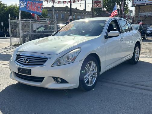Moonlight White 2011 INFINITI G37x Base