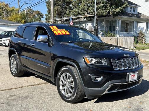Brilliant Black Crystal Pearlcoat 2015 Jeep Grand Cherokee Limited