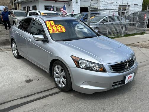 Alabaster Silver Metallic 2008 Honda Accord EX-L