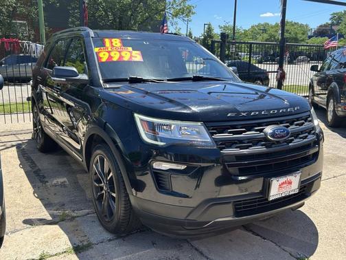 Shadow Black 2018 Ford Explorer XLT