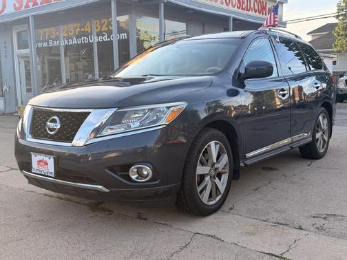 Arctic Blue Metallic 2014 Nissan Pathfinder Platinum
