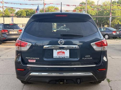 Arctic Blue Metallic 2014 Nissan Pathfinder Platinum