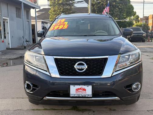 Arctic Blue Metallic 2014 Nissan Pathfinder Platinum