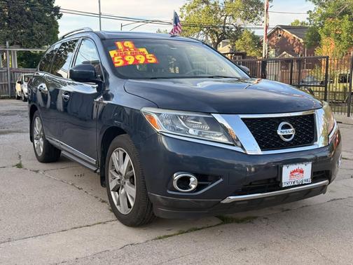 Arctic Blue Metallic 2014 Nissan Pathfinder Platinum