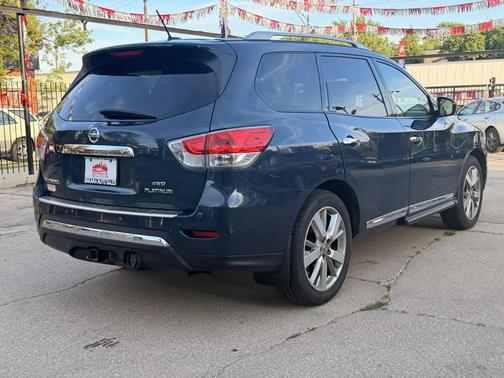 Arctic Blue Metallic 2014 Nissan Pathfinder Platinum