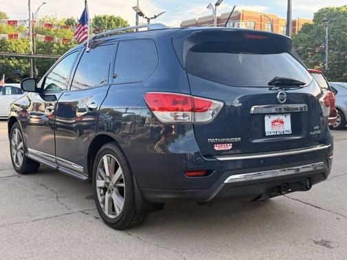 Arctic Blue Metallic 2014 Nissan Pathfinder Platinum